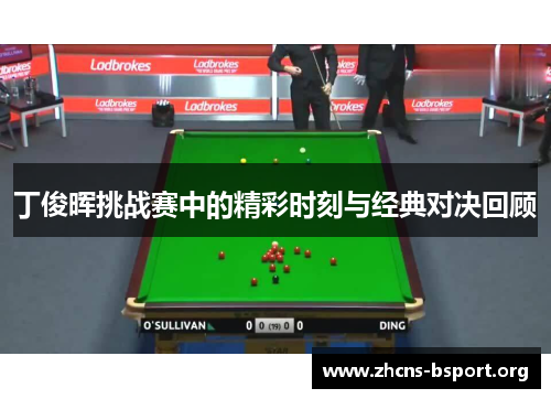 丁俊晖挑战赛中的精彩时刻与经典对决回顾