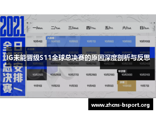 IG未能晋级S11全球总决赛的原因深度剖析与反思